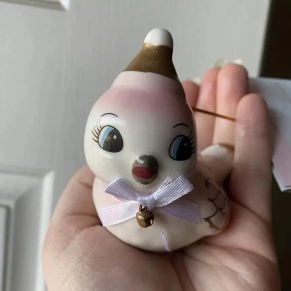 Target Ceramic Retro Bird Pink Christmas Tree Ornament Wondershop